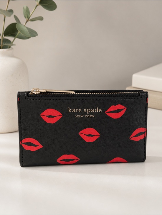 kate spade Handbags - kate spade Black Wallet with Red Lip Motif